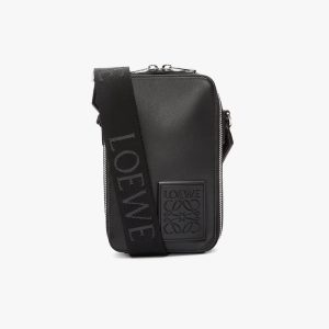 Vertical Leather Purse With Zipper